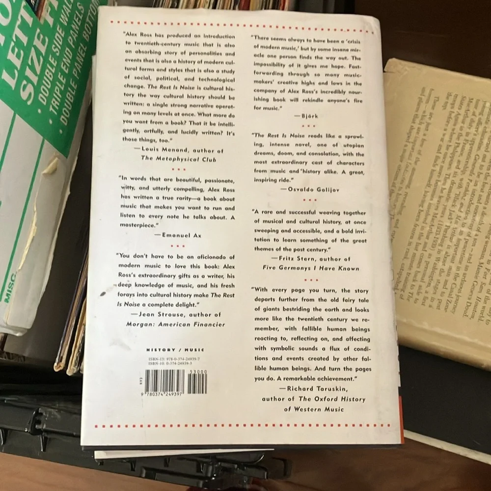 The Rest Is Noise Book by Alex Ross